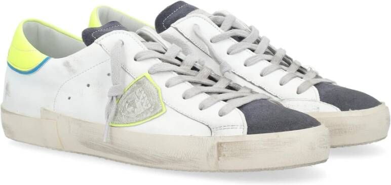 Philippe Model Paris Lage Herensneakers Urban Chic Stijl White Heren