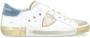 Philippe Model Paris X Wit Leren Sneaker met Denim Details Multicolor Dames - Thumbnail 1