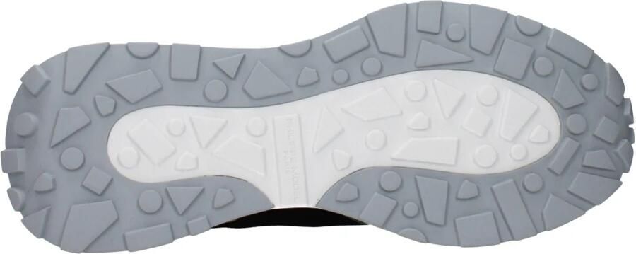 Philippe Model Zwarte stoffen sneakers met logodetail - Foto 2