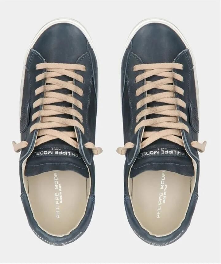 Philippe Model Blauwe Sneakers voor Heren - Foto 2