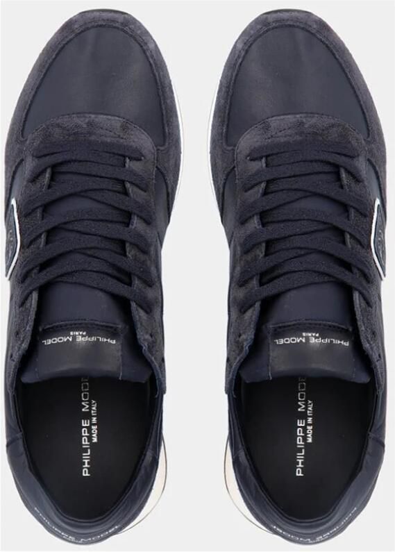 Philippe Model Trpx Veau Sneakers Stijlvol en Comfortabel Blauw Heren - Foto 4