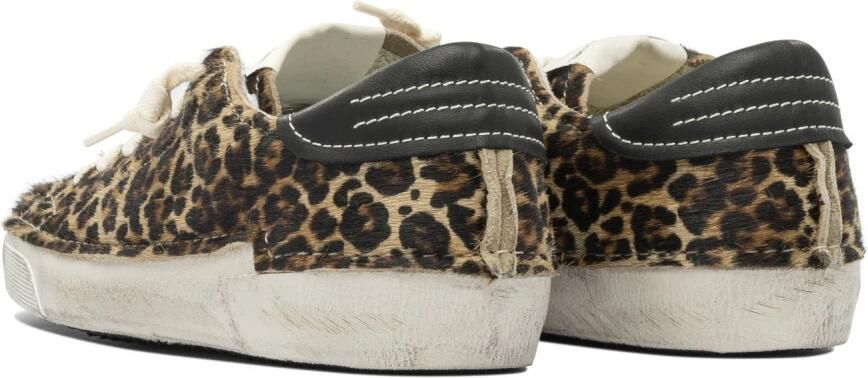 PHILIPPE MODEL Lage Sneakers Dames Prsx Low Woman Ponyhair Bruin - Foto 7
