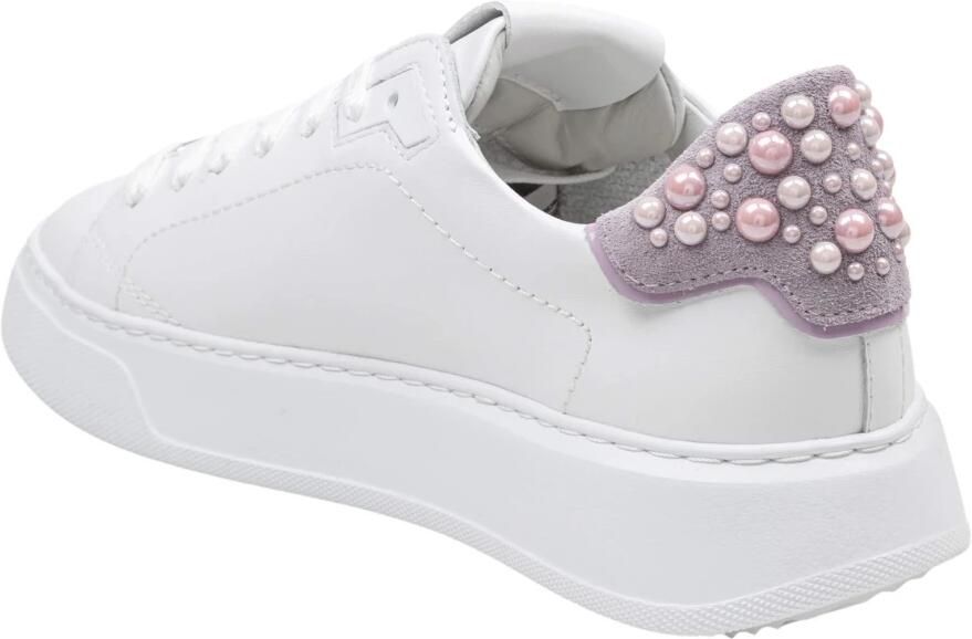 Philippe Model Dames Schoenen Sneakers Wit roze Aw25 - Foto 2