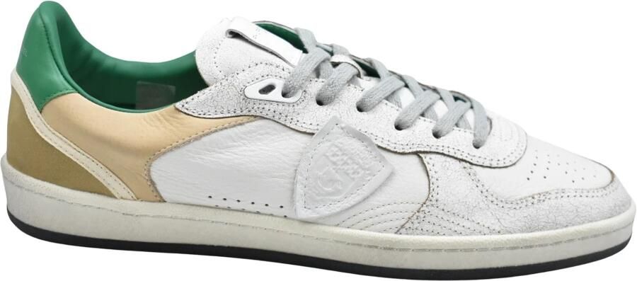 Philippe Model Groen Wit Lage Top Schoenen - Foto 2