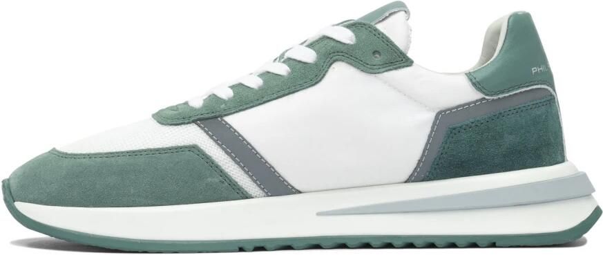 Philippe Model Groene Sneakers voor Mannen Aw25