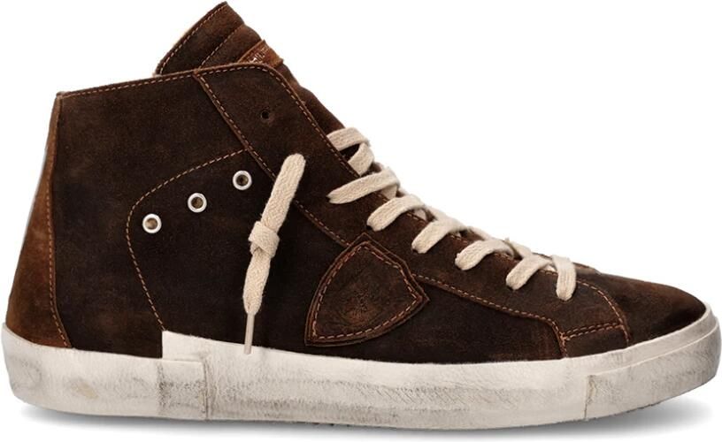 Philippe Model Vintage suède sneakers met teddy voering Brown Heren - Foto 3