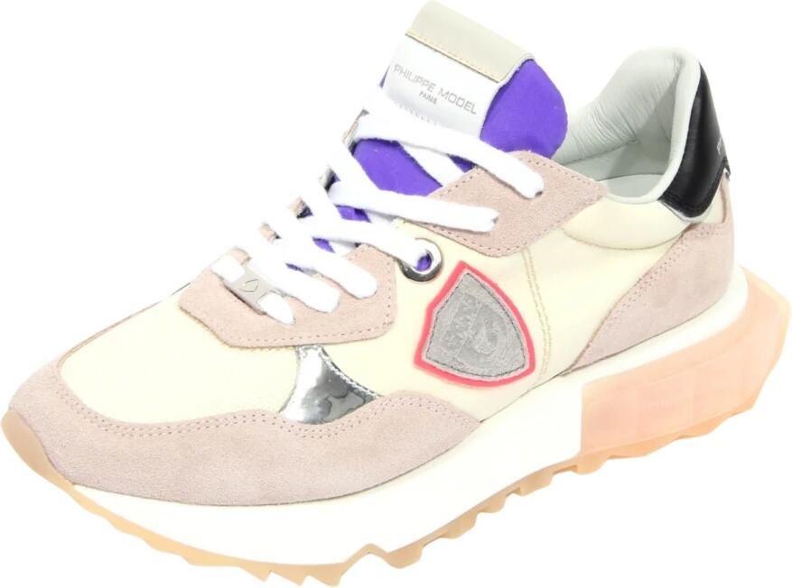 Philippe Model Elegante Dames Sneakers Collectie Beige