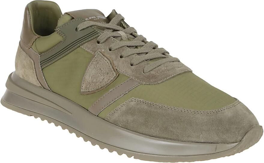 Philippe Model Lage Sneakers met Nylon en Suède - Foto 2