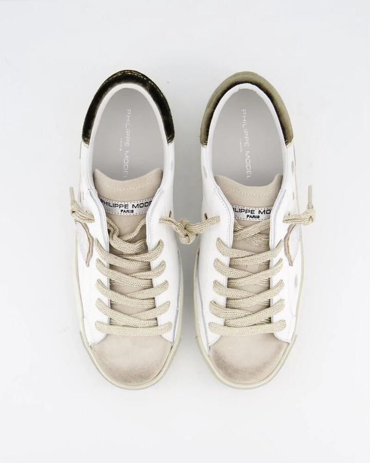 Philippe Model Lage Witte Sneaker voor Dames