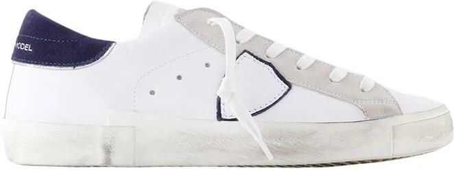 Philippe Model Witte Marineblauwe Sneakers Ronde Neus Ontwerp White - Foto 18