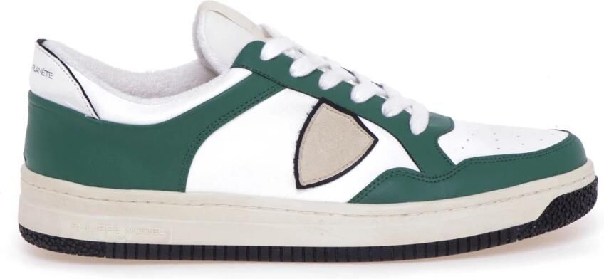 Philippe Model Lyon Recycle Mixage Sneakers Groen Heren