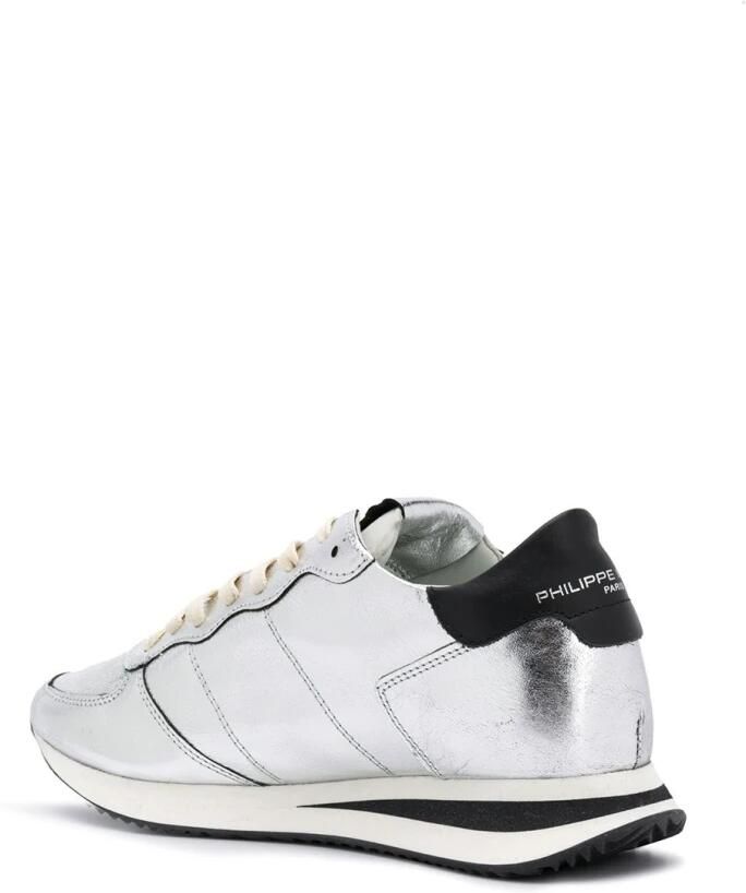 Philippe Model Metallic Leather Sneakers - Foto 2