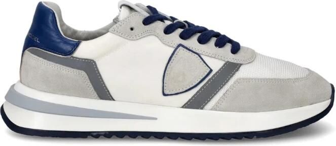 Philippe Model Moderne sneaker met suède en leren details