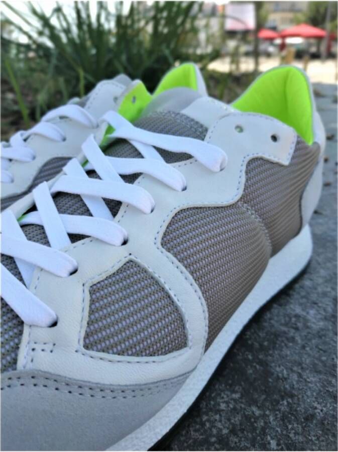 Philippe Model Monaco Sneakers met Logo Detail Green Dames - Foto 3