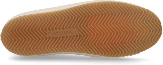 Philippe Model Witte en zwarte leren lage sneakers White Dames - Foto 5