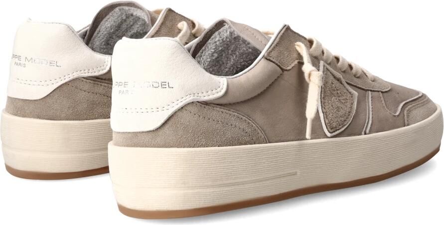 Philippe Model Sneakers Nice Tennis Gray Heren - Foto 4