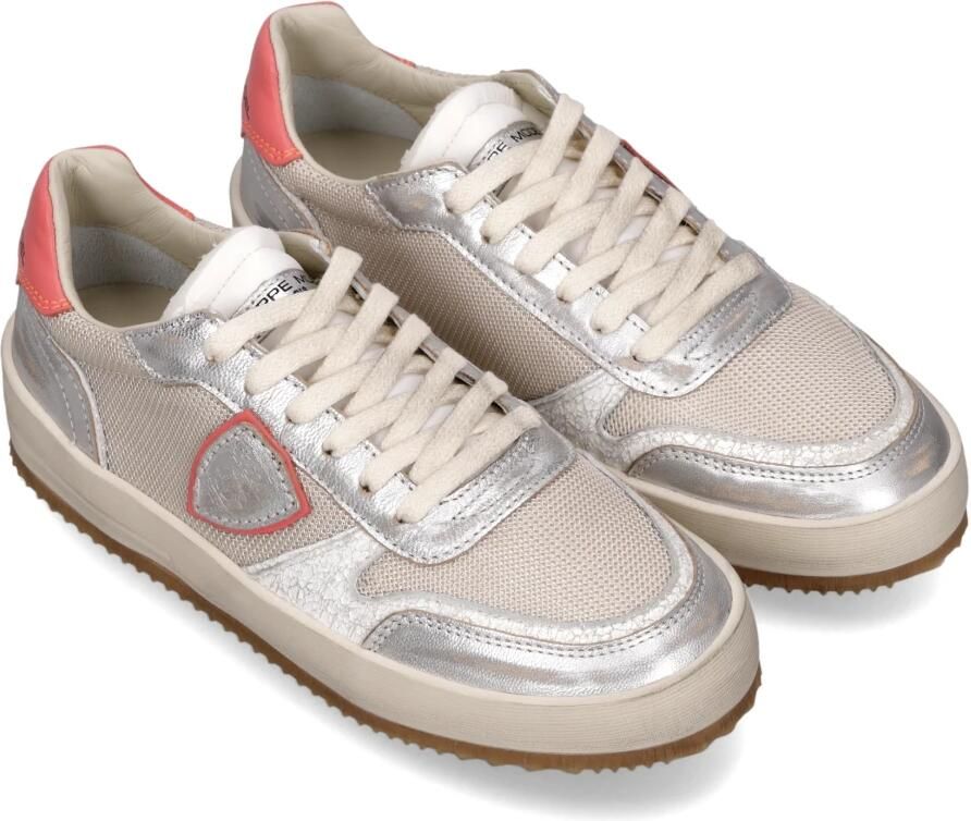 Philippe Model Low-Top Sneakers Nice Low Metal Resau Sablé Coral Sneaker in beige - Foto 2