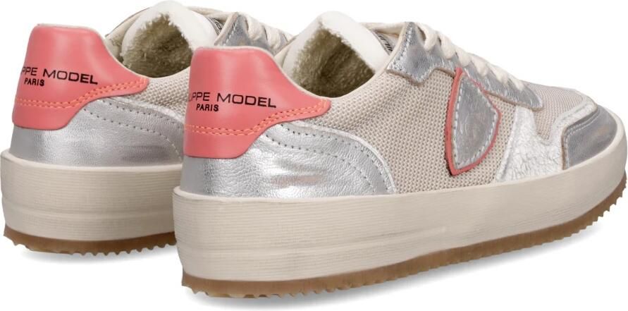 Philippe Model Low-Top Sneakers Nice Low Metal Resau Sablé Coral Sneaker in beige - Foto 4