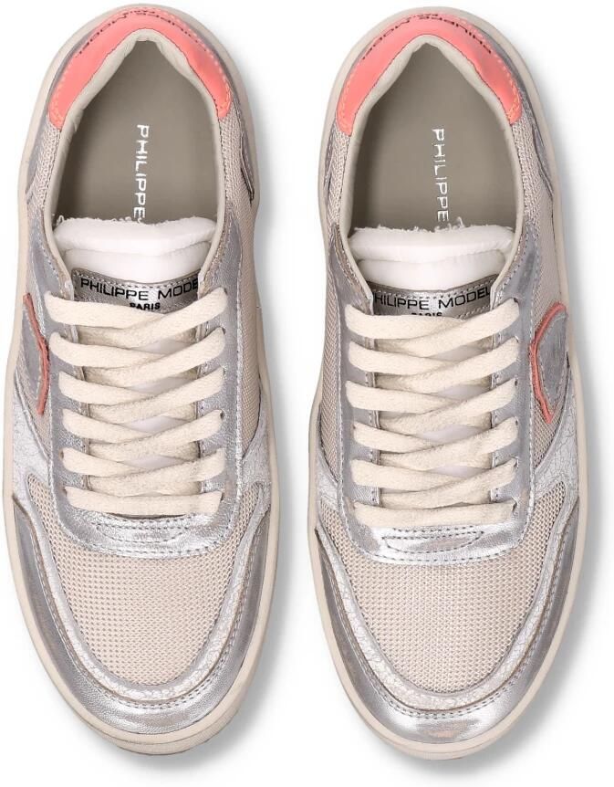Philippe Model Low-Top Sneakers Nice Low Metal Resau Sablé Coral Sneaker in beige - Foto 3