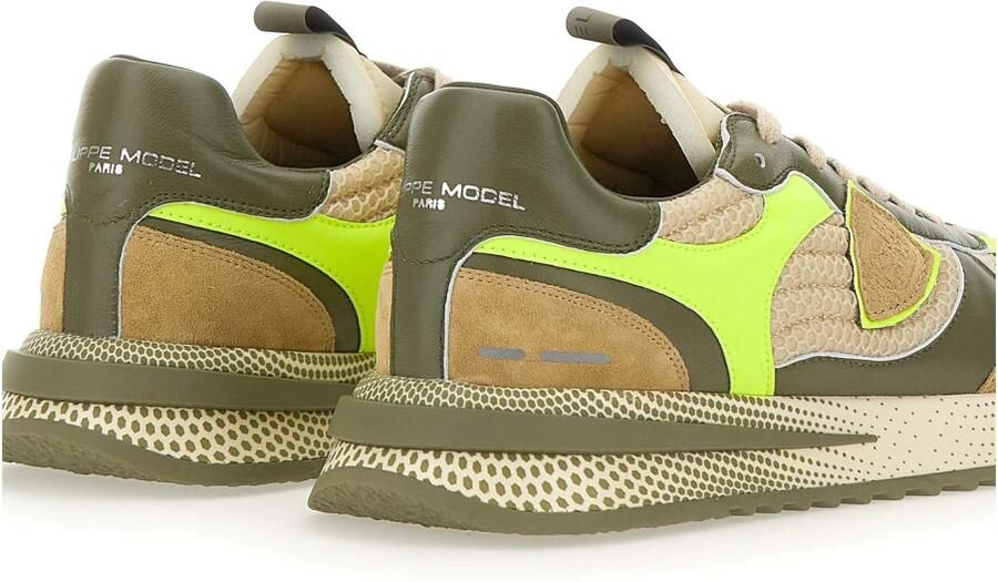 Philippe Model Olympique Leren en Stoffen Sneakers Multicolor Heren