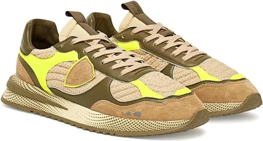 Philippe Model Olympique Leren en Stoffen Sneakers Multicolor Heren - Foto 8
