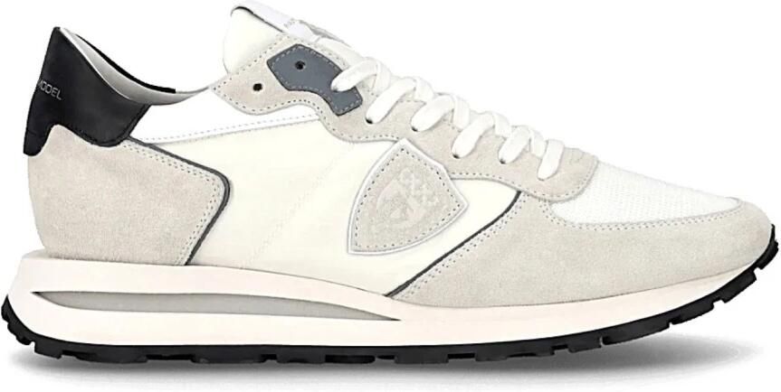 PHILIPPE MODEL Lage Sneakers Heren Tropez Haute Low Man Maat: 44 Materiaal: Suède Kleur: Wit - Foto 7
