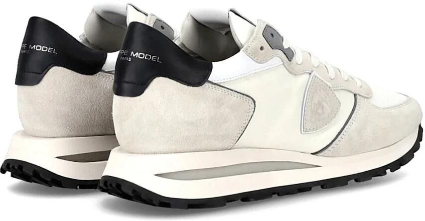PHILIPPE MODEL Lage Sneakers Heren Tropez Haute Low Man Maat: 44 Materiaal: Suède Kleur: Wit - Foto 6