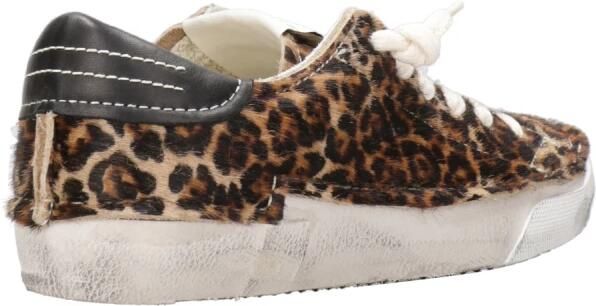 PHILIPPE MODEL Lage Sneakers Dames Prsx Low Woman Ponyhair Bruin - Foto 11