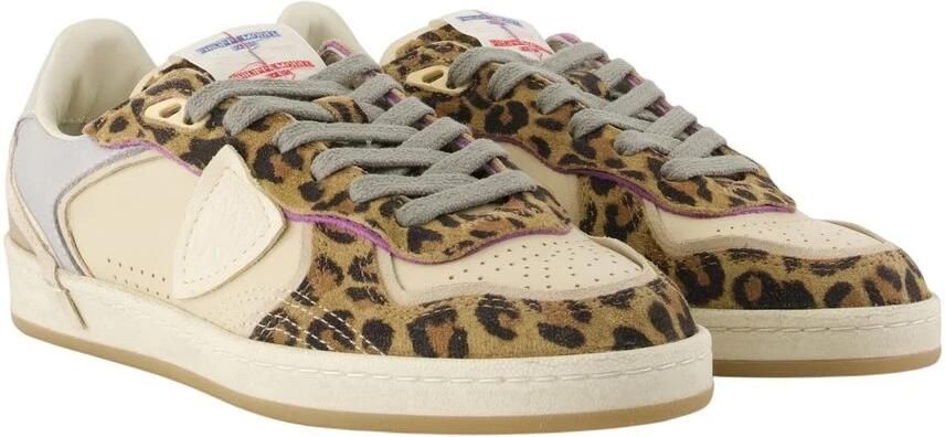Philippe Model Sneakers PGLD AXE1 PGAL LOW-BEIGE ANIMALIER - Foto 6
