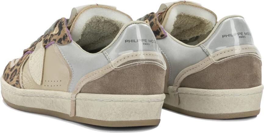 Philippe Model Sneakers PGLD AXE1 PGAL LOW-BEIGE ANIMALIER - Foto 2