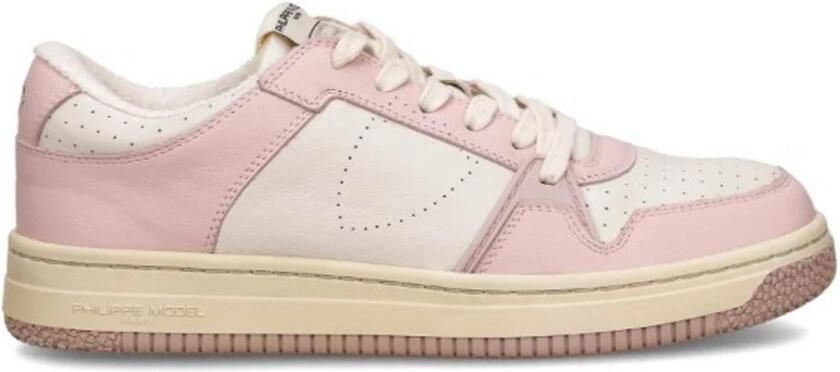 Philippe Model Polyester Sneaker Leren en Stoffen Samenstelling