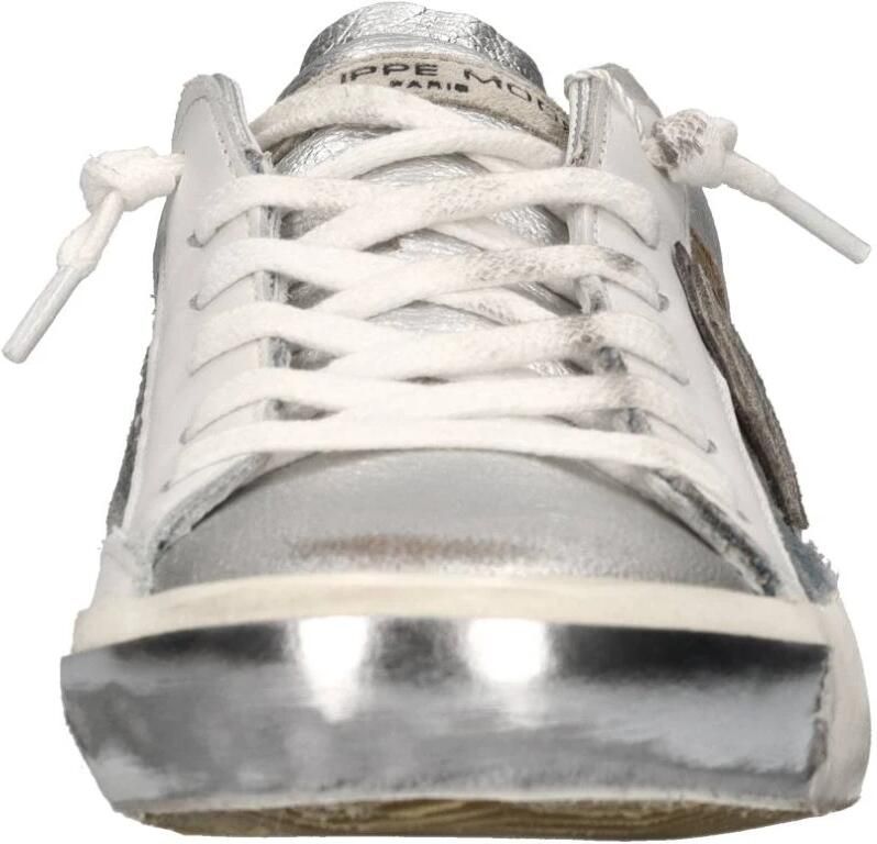 Philippe Model Unieke Lichtblauw Goud Tennisschoenen Multicolor Dames - Foto 3