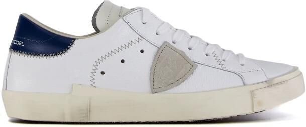 Philippe Model Sneakers van leer met logo en vetersluiting