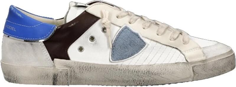 Philippe Model Suède Logo Zijkant Sneakers Rubber Zool - Foto 2