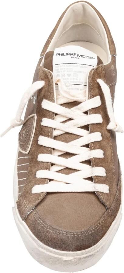 Philippe Model Groene Sneakers voor Mannen Aw25