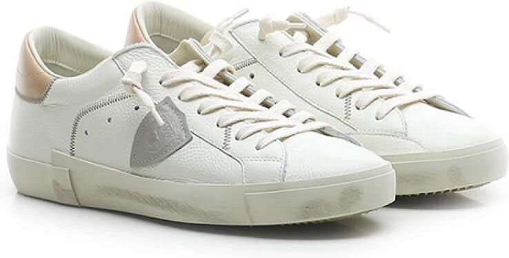 Philippe Model Lage Sneakers PRLU VZ01 PARIS X-VEAU CERF LAIT MUD - Foto 2