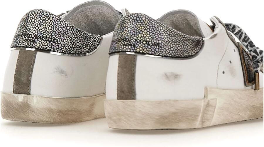 Philippe Model Lage Sneakers PRLD VML2 PARIS X-METAL LEO_BLANC NOIR