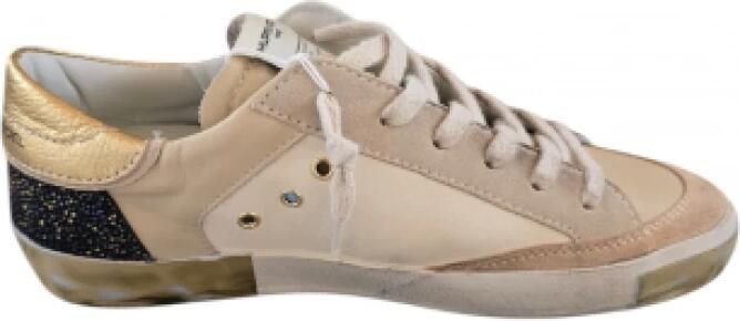 Philippe Model Paris Low Sneakers in Ecru Leer - Foto 3