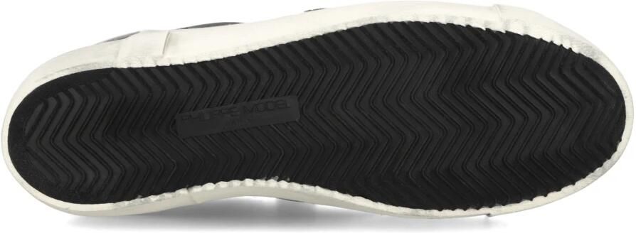 Philippe Model Sneakers PRLU V039 PRSX LOW MAN-NERO BIANCO - Foto 4
