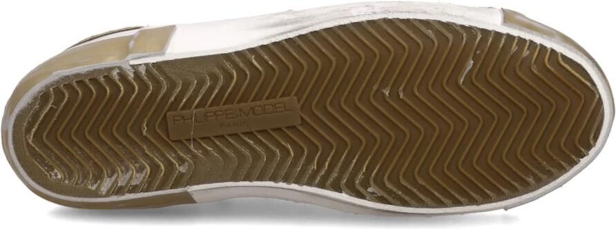 Philippe Model Witte Veterschoenen met Distressed Finish White Dames - Foto 6