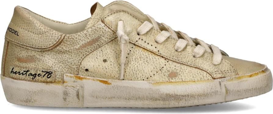 Philippe Model Lage Sneakers PRLD HM03 PARIS X-VINTAGE 78 METAL PLATINUM