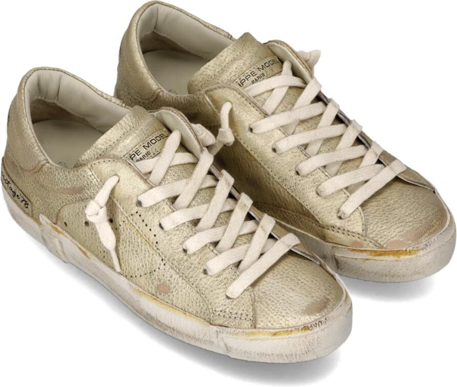 Philippe Model Lage Sneakers PRLD HM03 PARIS X-VINTAGE 78 METAL PLATINUM - Foto 2