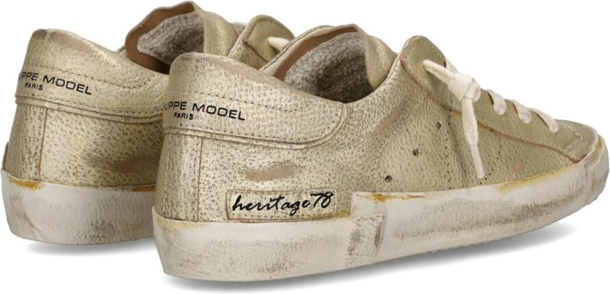 Philippe Model Lage Sneakers PRLD HM03 PARIS X-VINTAGE 78 METAL PLATINUM - Foto 4