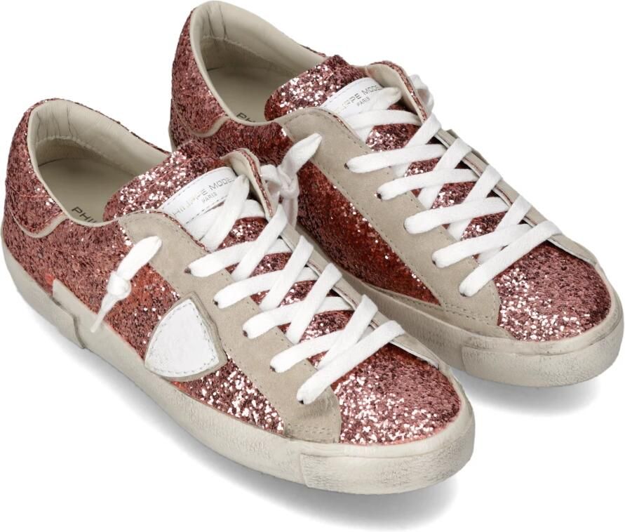 Philippe Model Lage Sneakers PRLD GG06 PARISX-GLITTER_ROSE - Foto 2