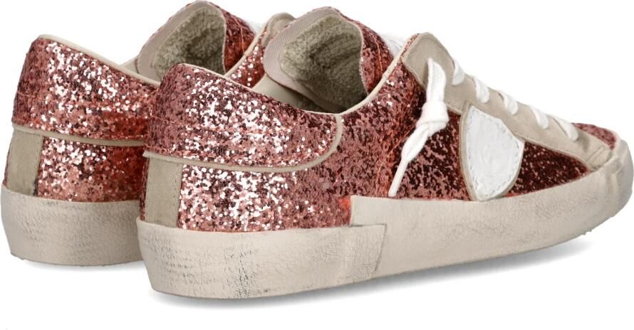Philippe Model Lage Sneakers PRLD GG06 PARISX-GLITTER_ROSE - Foto 4