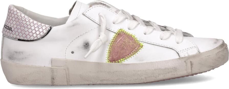 Philippe Model Low-Top Sneakers Prsx Low Woman in poeder roze