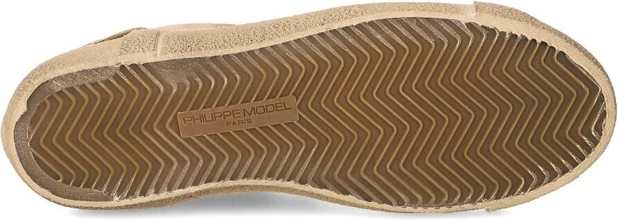 Philippe Model Beige Sneaker met Suède Inzetstukken Beige Heren - Foto 6