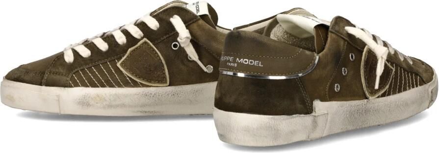 Philippe Model Groene Sneakers voor Mannen Aw25 - Foto 3