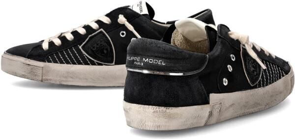 Philippe Model Zwarte Tennissneakers met Riviera-stijl Black Heren - Foto 5