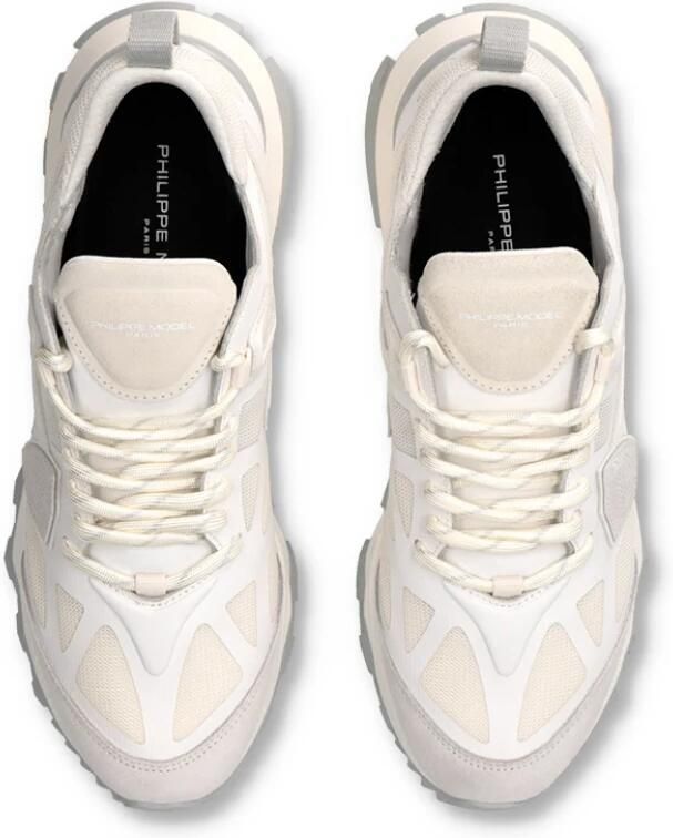 Philippe Model Dynamische witte sneakers met OrthoLite en Vibram zool White Heren - Foto 3